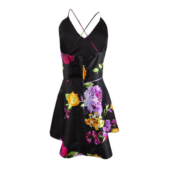 BCX Juniors' Asymmetrical Fit & Flare Dress Size 1 (NWT) - Picture 2 of 14